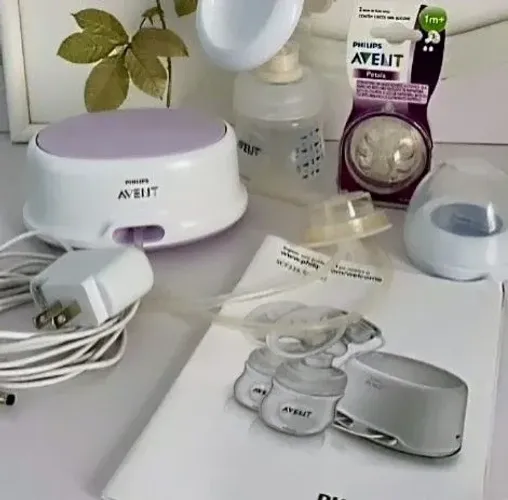 Bomba elétrica para esgotar leite materno philips avent