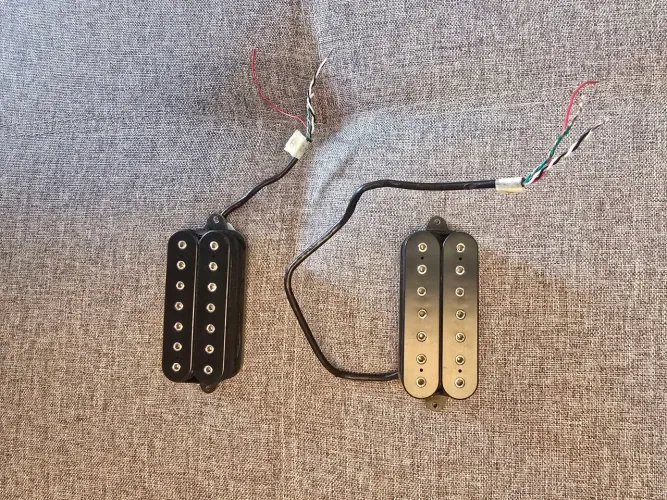 Par de Captadores Humbucker DiMarzio D Activator 7 Ponte e Braço