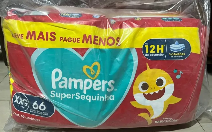 Fralda Pampers Super Sequinha Tam disponível; M XG XXG por R$85,00 cada veja na descrição?