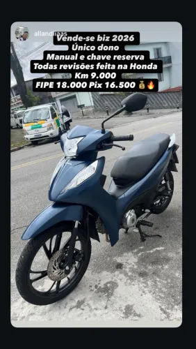 Honda Biz 125 ES/ ES F.inj./es MIX F.injection 2026
