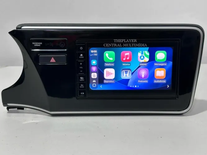 Central Multimídia Honda City original com Apple CarPlay 