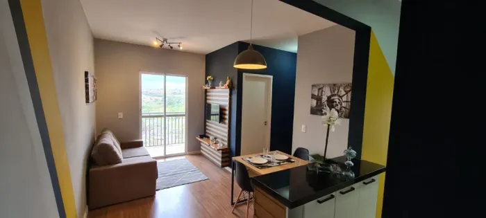 Apartamento impecável totalmente mobiliado - Viva Vista Colina - Sumaré/SP