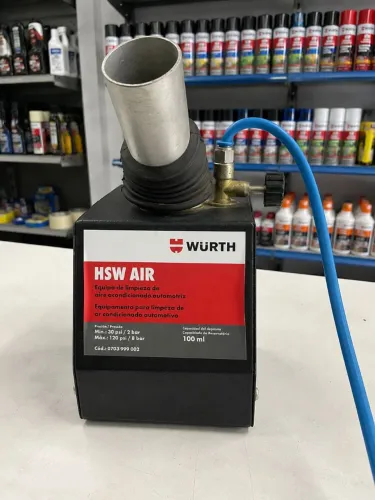Equipamento Wurth HSW AIR para Limpeza de Ar-Condicionado Automotivo