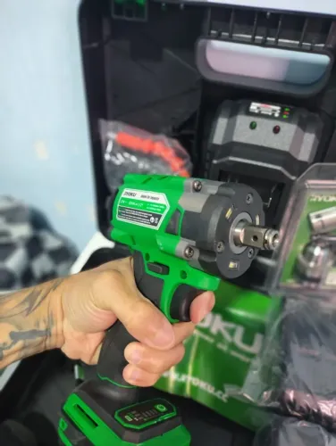 Chave De Impacto Brushless 21v 2 Baterias 600nm