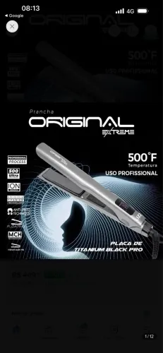 Prancha profissional 500