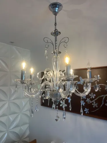 Lustre de Cristal Candelabro