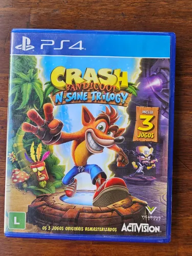 Jogo crash bandicoot sane trilogy ps4