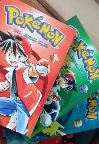 Mangás Pokémon Red, Green & Blue: Volumes 1, 2 & 3