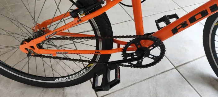Bicicleta Route Beach Aro 26 Laranja - Muito Nova