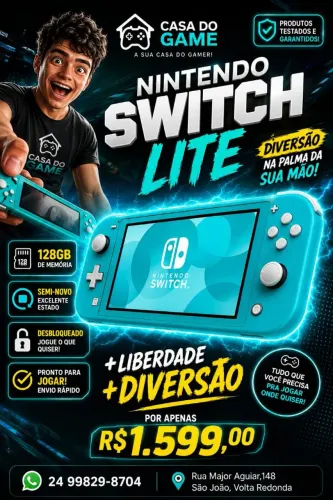 Nintendo Switch Lite desbloqueado