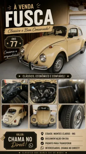 Volkswagen Fusca 1300 1997