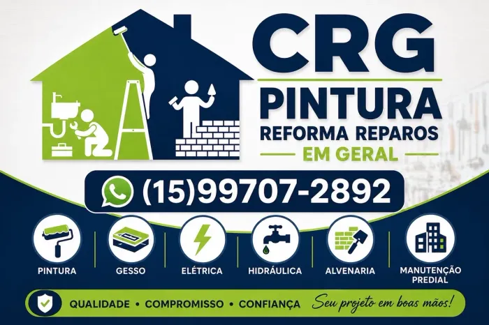 Serviço de pintura reforma e reparos