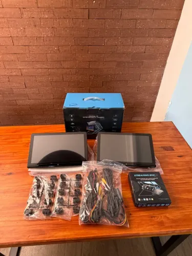 Faaftech FT-RSE2 - Kit 2 Telas Android 10,6" para Encosto de Banco Completo