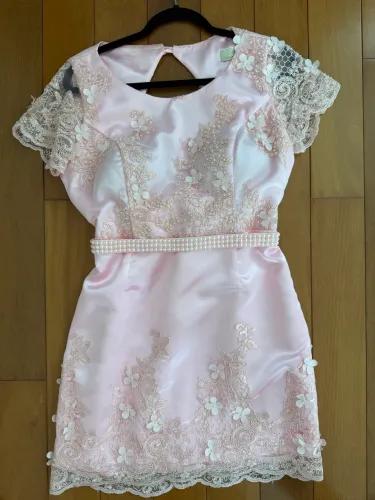 Vestido rosa adulto - Cecília Cavalcante