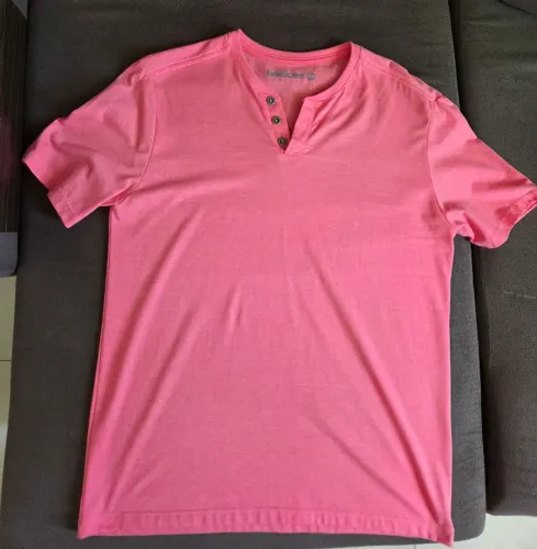 Camiseta lisa rosa claro tamanho PP