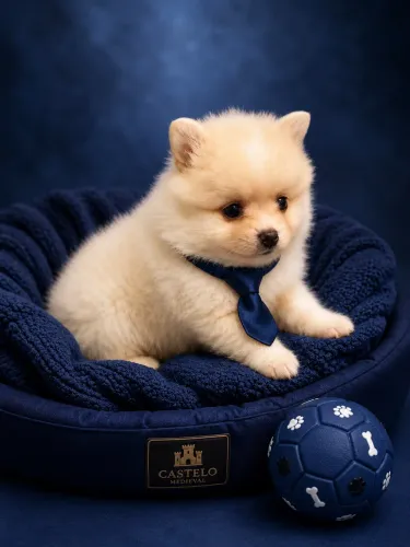 Lulu da Pomerania macho Black