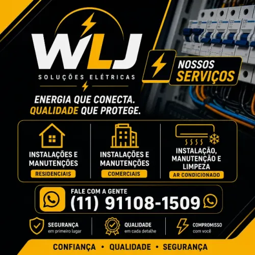 Eletricista residencial, predial e instalação e manutenção de ar condicionados