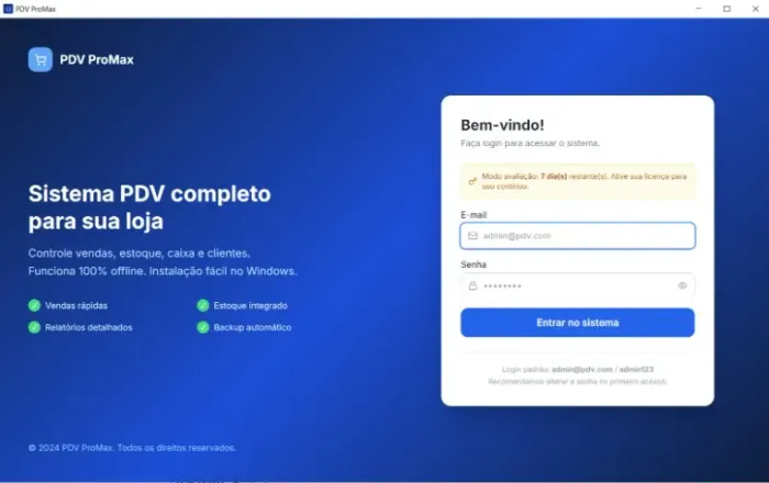 Sistema PDV Para Loja Mercado Conveniência E Comércio