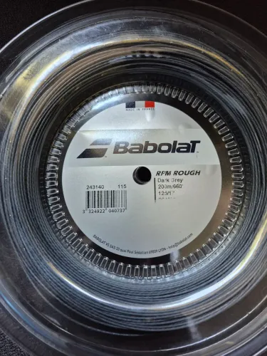 Set de Corda Babolat RPM Rough 17L 1.25mm Cinza