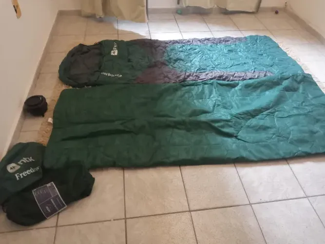 Combo 2 sacos de dormir Camping + Fogão de Camping