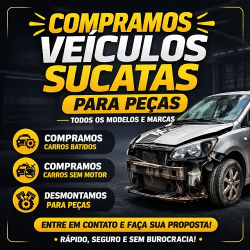 compramos veiculos batidos sucata para venda de peças 