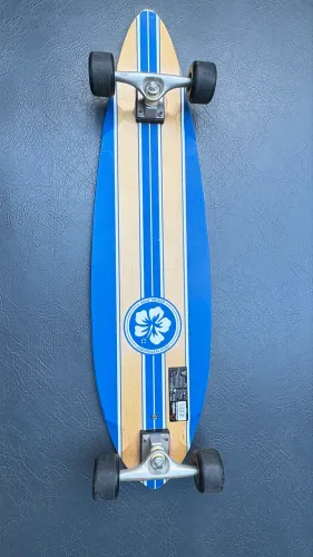 Skate long Oxelo original spirite Longskate White blue
