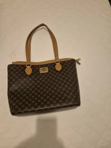 Vendo Bolsa Luz da Lua Tote Monograma Marrom em Couro - Excelente Estado