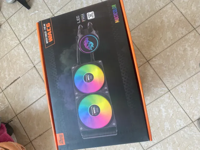 Water Cooler 240mm Gaming Master WAC6 RGB PWM - Completo com Caixa