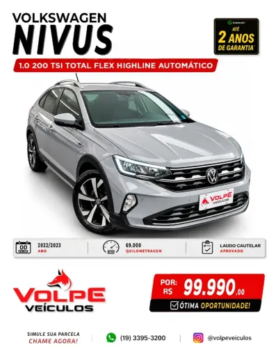 Volkswagen Nivus Highline 1.0 200 TSI Flex AUT 2023