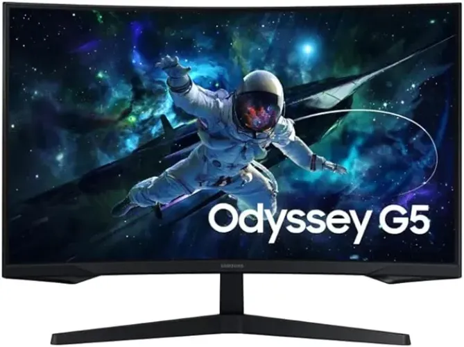 Monitor Gamer Samsung Odyssey G5 32, QuadHD, 165 Hertz - Novo lacrado