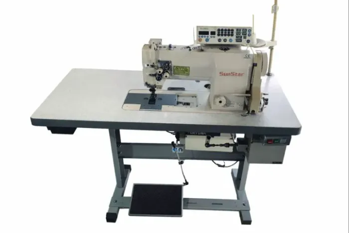 ? Máquina de Costura Industrial SunStar - Pespontadeira 2 Agulhas - 220V