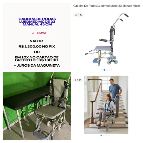 CADEIRA DE RODAS - ESCALADORA