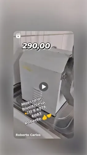 Máquina de moer , ralar Bivolt , SPsp, Ipiranga (290,00) ?11 9 4778 6083 / Roberto ?