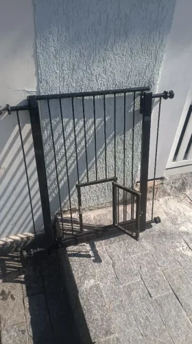 Portão para cachorro gato crianças duo plus Portãozinho