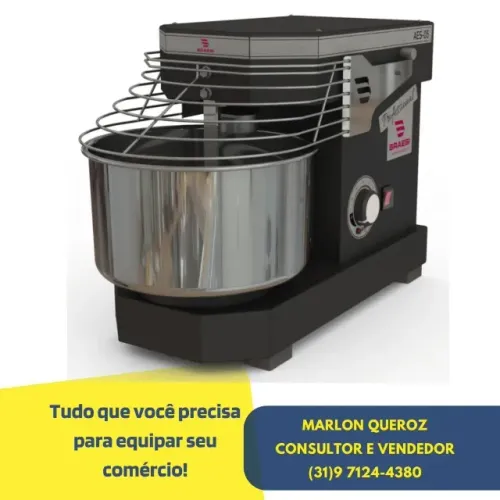 Amassadeira Espiral 5Kg 10 Velocidades Braesi