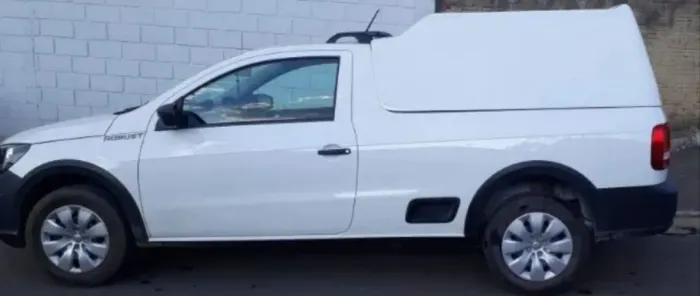 Capota De Fibra Para Pickup Saveiro Meio Baú/toboga 