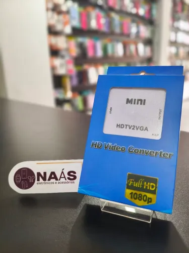 Mini adaptador conversor HDTV para VGA