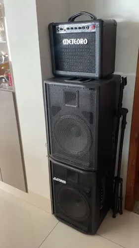 Caixas de som ativa e passiva datrel