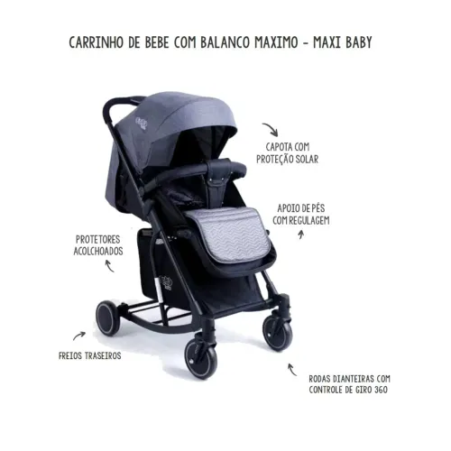 Carrinho de bebê - Maxi Baby