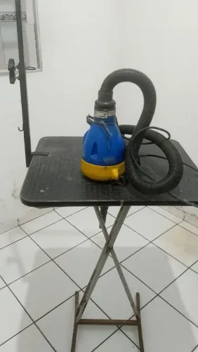 Mesa para tosa e soprador