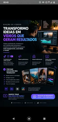 Edição de vídeos