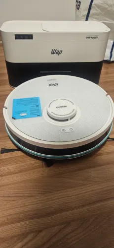 Robo aspirador, aspira e passa pano