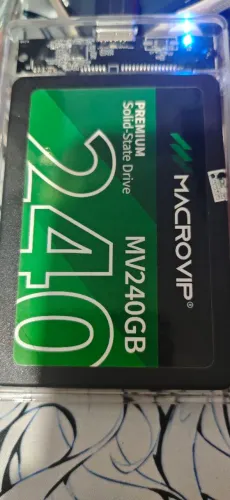 Ssd 240gb microvip usado mas em Excelente estado funcionando perfeitamente faço envio