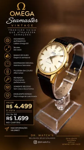 Omega seamaster vintage 34.5mm