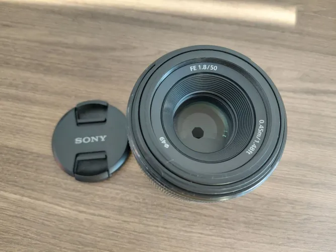 Lente Sony fe 50mm