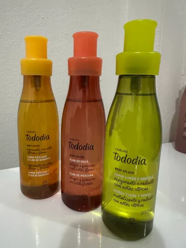 Kit 3 body splash natura tododia 200ml