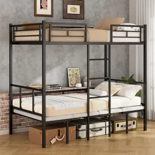 Cama dupla em ferro