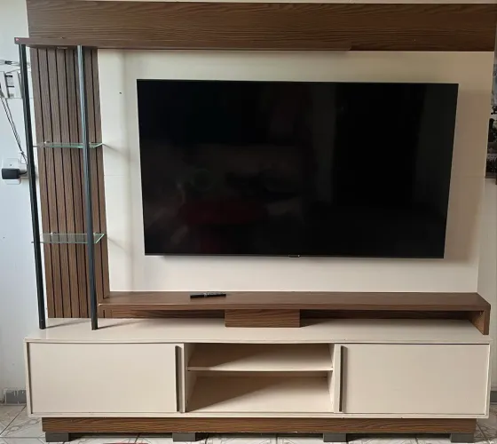Rack com painel para tv até 70 polegadas 