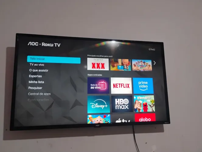 Tv smart 43 polegadas roku