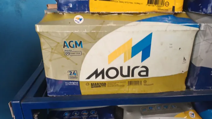 Bateria Moura AGM 92 ah !!! Só na HS Baterias !!!